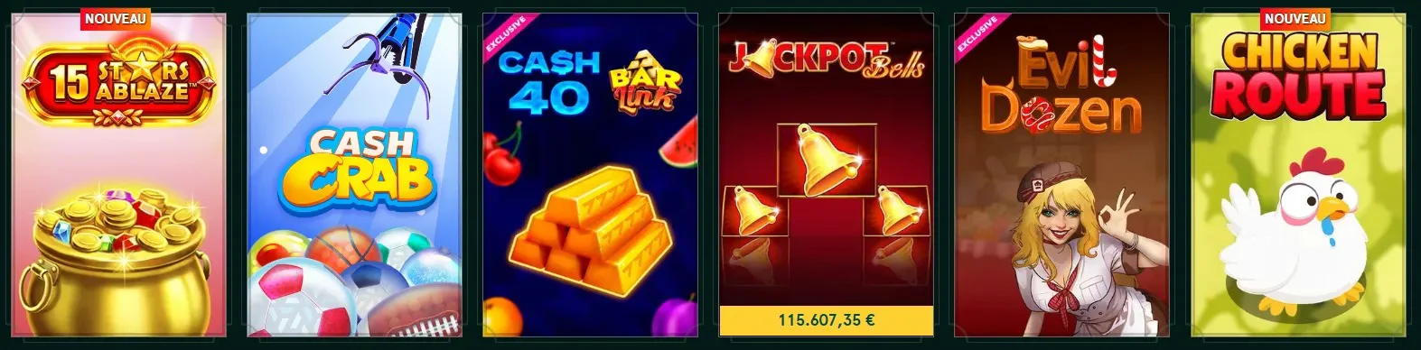 Casinia slot : machines à sous